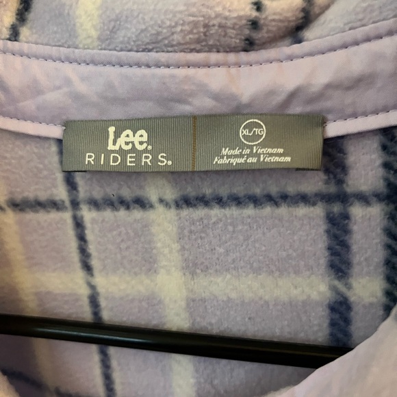 Lee Riders Plaid Button Down Shirt Women’s XL Super Soft - Picture 2 of 2